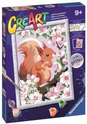 Ravensburger 201808 CreArt Aranyos mókus csillámmal