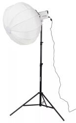 Godox LE300Bi Bi-Color LED Podcast lámpa Szett Gömb Softboxal (Bi - 65cm - 2, 6m)