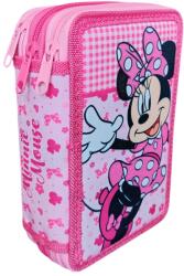 Minnie Mouse 3 rekeszes tolltartó, felszerelt, 45 darabos, többszínű, Minnie egér (JAFML762840)