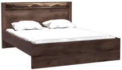 TEMPO KONDELA Ágy, kőris sötét, 160x200, INFINITY I-19 (149935)