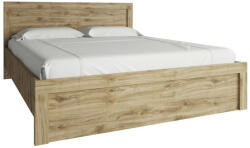 TEMPO KONDELA Franciaágy, 160x200, navarra tölgy, DORSI (358646)