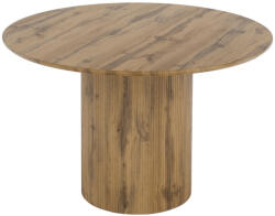 TEMPO KONDELA Étkezőasztal, tölgy, átmérő 120 cm, MAHIR TYP 2 (398982)