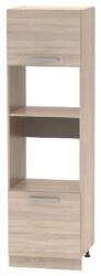 TEMPO KONDELA Szekrény beépíthető készülékekre, tölgy sonoma, NOVA PLUS NOPL-084-00 (210324)