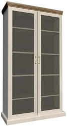 TEMPO KONDELA vitrines szekrény, északi sosna/vadtölgy, ROYAL WS (86104)