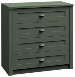 TEMPO KONDELA Komód, zöld, PROVANCE K4 (263500)