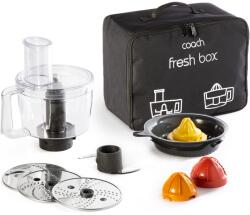 Tefal Coach Fresh Box XF652038 kiegészítő csomag, 5 részes, Aprításhoz, Szeleteléshez, Reszeléshez, Préseléshez, Fekete (XF652038)