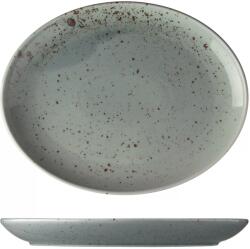 Lilien Ovális LifeStyle tányér, porcelán, rainforest, hossza: 280 mm, szélessége: 220 mm