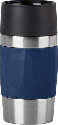 emsa Travel Mug Compact thermal mug 0.3 liters (dark blue, screw cap) (N2160800) - vexio