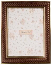 Clayre & Eef Barna műanyag asztali képkeret 15x2x20 cm, 10x15 cm (2F1229S)