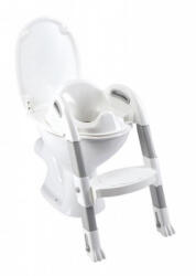 Thermobaby wc szűkítő lépcsős Kiddy Loo Agate fehér-szürke