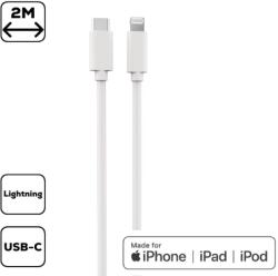 Cellect iPhone USB C to lightning adat 2m, töltőkábel (MDCU-IPHMFI2-TYPEC-W)