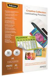 Fellowes Admire Creativ meleglamináló fólia 80 mikron 50 db (IFW56023)