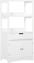  Multifunkcionális szekrény 60x30x122, 5cm, Fehér