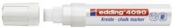 edding Krétamarker, 4-15 mm, vágott, EDDING 4090 , fehér (TED4090F)