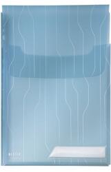 Leitz Genotherm, lefűzhető, A4, 200 mikron, füllel, LEITZ CombiFile Jumbo , kék (E47270035)