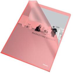 Esselte Genotherm, L , A4, 105 mikron, narancsos felület, ESSELTE Standard , piros (E60833)