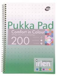 Pukka Pad Spirálfüzet, A4, vonalas, 100 lap, PUKKA PAD Irlen Jotta Green (PUPIRJA4)