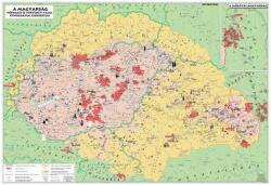 Stiefel Könyökalátét, kétoldalas, STIEFEL Magyarország néprajzi térkép (VTK27)