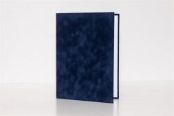  Oklevéltartó, A4, exkluzív, plüss, kék (ISKE180) - papirdepo