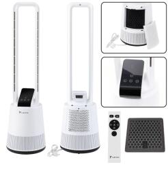 Lapát nélküli padlóventilátor oszcillációs időzítő LCD kijelző TÁVIRÁNYÍTÓ - 26652