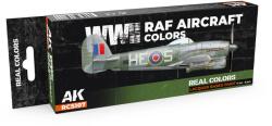 AK Interactive WWII RAF Aircraft Colors lakk alapú festék készlet 8x 17ml (RCS107)