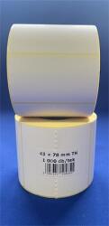  Etikett, thermo, 43x78 mm, 1000 etikett/tekercs, fehér (ISCT4378F) - papirdepo