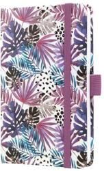 Sigel Naptár, A6, heti, 2026, kemény borító, SIGEL Jolie , Violet Jungle Fever (SIJ6354) - papirdepo