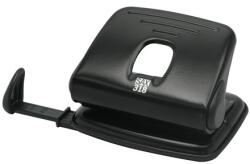 ICO Lyukasztó, kétlyukú, 15 lap, SAX 318 , fekete (ISA318FK)