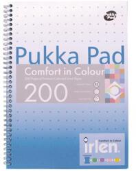 Pukka Pad Spirálfüzet, A4, vonalas, 100 lap, PUKKA PAD Irlen Jotta Turquoise (PUPRIJA4T)