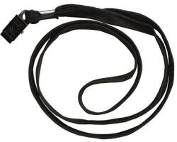 DONAU Azonosítókártya-tartó, nyakba akasztható, DONAU, fekete (D8340001PL01) - papirdepo