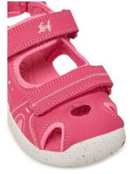 Leaf Lányka szandál, LLJUN101R, Levélminta, Textil, 32 EU, Rózsaszín (0000305304926_32)