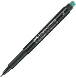 Faber-Castell Marker Negru Permanent cu Radiera Faber-Castell Multimark, Varf S (152399)