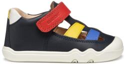 GEOX Geox, Bőrcipő kivágásokkal, Többszínű, Tengerészkék, 21 EU (B555WA00085C4243-21)