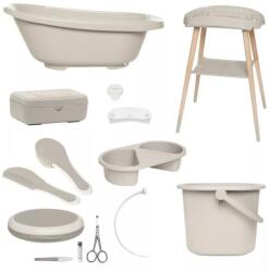 bébé-jou Sense Plus digitális fürdető szett 8 részes - Taupe (B428905)