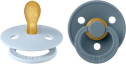 BIBS Colour szimmetrikus cumi (2 db) - pasztellkék/páva (5713795242436)