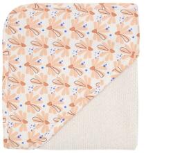  Luma Frottír törölköző kapucnival - Flowerfever Nude (L01051)