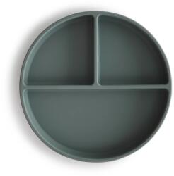  mushie szilikon csúszásmentes lapostányér - kakukkfű (810052460529)