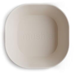  mushie mélytányér (négyzetes) - krémfehér (7426999780687)