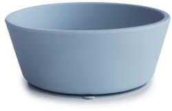  mushie szilikon csúszásmentes mélytányér - világoskék (810052464329)