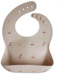  mushie szilikon előke - cseresznye (7426999778530)