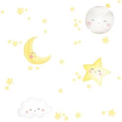  Éjszakai égbolt + apró csillagok falmatrica (M_ejszakai_egbolt_csillagokkal)