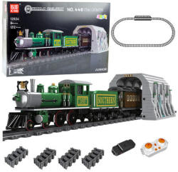Építőkockák Távirányítású Gőzmozdony RC Zöld 1212 db. . - 23651