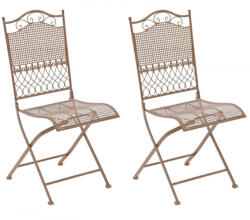 Kiran Antik Barna Kerti Szék - 2 db-os szett