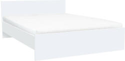  Miami franciaágy ágyneműtartó nélkül 160x200 cm fehér-fehér
