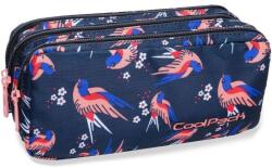 COOLPACK Penar școlar dreptunghiular Cool Pack Primus - Pink Colibri, cu 3 compartimente (B60012) Penar