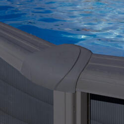 Pontaqua GRAPHITE 3, 5 x 1, 2 m családi merevfalú medence