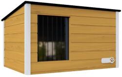 Chill acoperiș plat izolat Doghouse XXL - fag (Chill_hoszigetelt-lapostetos-kutyahaz_XL_bukk-kolor9)