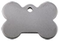 Red Dingo Rozsdamentes Titánium biléta csont forma - dogshop