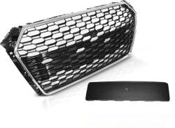 Audi A4 B9 RS4 Hűtőrács - Króm-Fekete (2015-2019) (GRAU76)