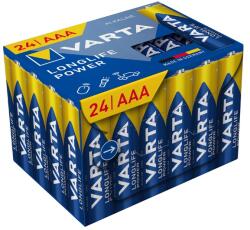 VARTA LONGLIFE POWER tartós elem AAA, alkáli, 24db/csomag 04903121134 (04903121134)